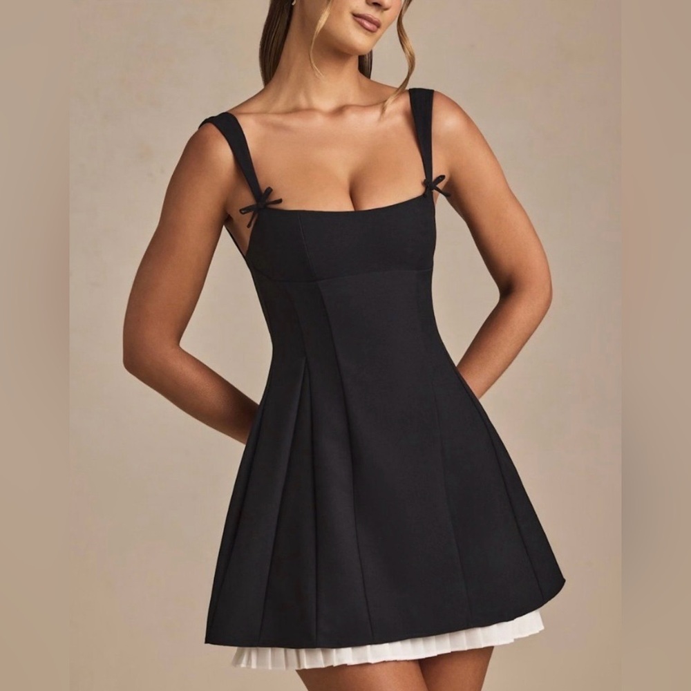 Oh Polly Black Mini Dress